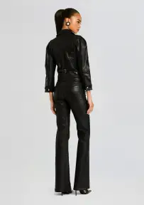 Yara Pant(Liquid Black,23)