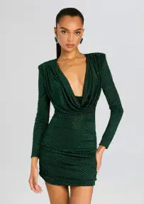 Alpine Embellished Dress(Pine,XXS)