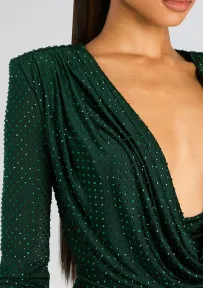 Alpine Embellished Dress(Pine,XXS)