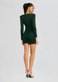 Alpine Embellished Dress(Pine,XXS)