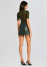 Paula Short Sleeve Sweater(Forest Green,XXS)