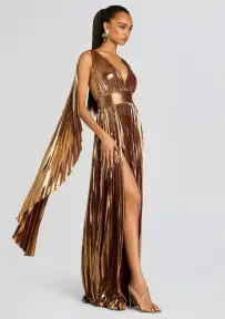 Eleri Dress(Golden Mulberry,XXS)