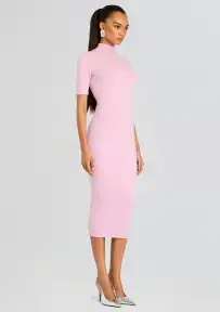 Jana Knit Midi Dress(Ballet Pink,XXS)