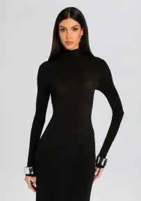Kim Maxi Dress(Black,XXS)