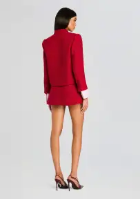 Karla Boucle Mini Skirt(Ruby Red,XXS)