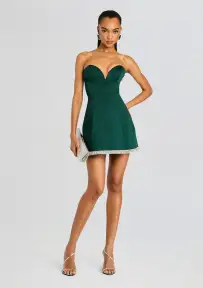 Quinny Dress(Pine,XXS)