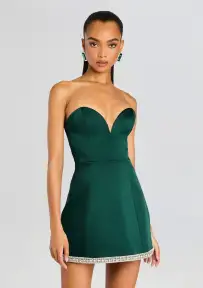 Quinny Dress(Pine,XXS)