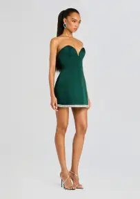 Quinny Dress(Pine,XXS)
