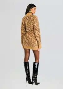 Reyna Fuzzy Dress(Mixed Tiger,XXS)