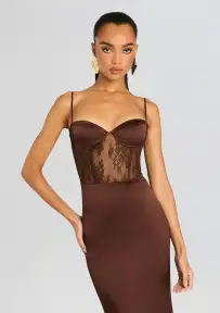 Shanelle Silk Dress(Earth,XXS)