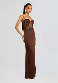 Shanelle Silk Dress(Earth,XXS)