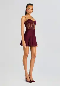 Veranda Dress(Port,XXS)