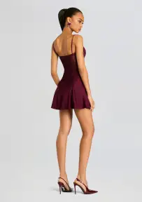 Veranda Dress(Port,XXS)