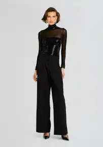 Clove Embellished Top(Black,XXS)