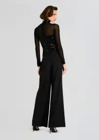 Clove Embellished Top(Black,XXS)