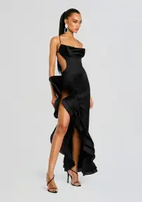 Kaitlin Dress(Black,XXS)