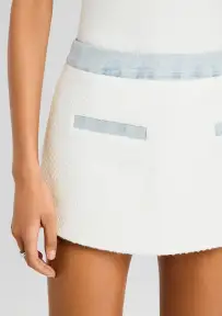Harper Mini Skort(Eggshell,XXS)