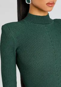 Sydonie Knit Dress(Metallic Pine,XXS)