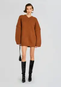 Almada Sweater Dress(Toffee,XXS)