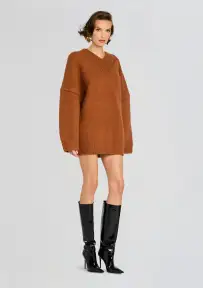 Almada Sweater Dress(Toffee,XXS)