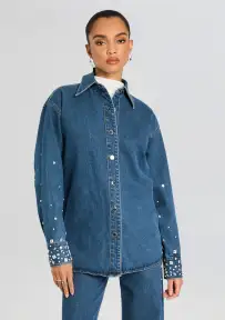 Diletta Crystal Shacket(Montana Crystal,XXS)