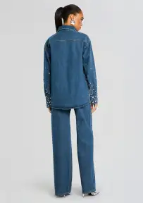 Diletta Crystal Shacket(Montana Crystal,XXS)