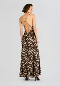 Isabel Maxi Dress(Spotted Bengal,XXS)