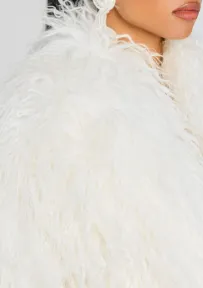 Regis Fur Coat(Optic White,XXS)
