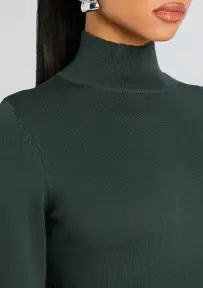Romina Knit Top(Forest Green,XXS)