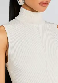 Skylar Knit Dress(Metallic WinterWhite,XXS)