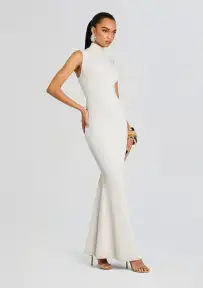 Skylar Knit Dress(Metallic WinterWhite,XXS)