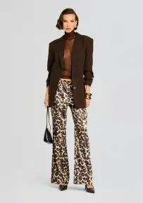 Viva Satin Pant(Spotted Bengal,XXS)
