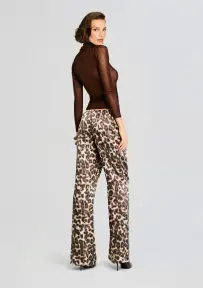 Viva Satin Pant(Spotted Bengal,XXS)