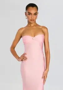 Bella Maxi Dress(Candy Pink,XS)