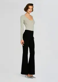Elena Bodysuit(Light Grey,XXS)