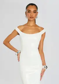 Jazmina Sequin Dress(White,XXS)