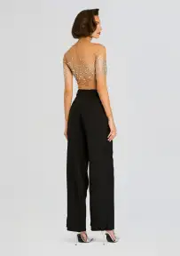 Nea Embellished Top(Silver,XXS)