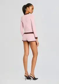 Percy Bandage Knit Top(Mtlc Earl Rose/Pecan,XXS)