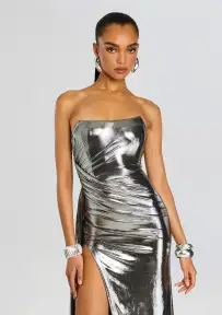 Shivani Gown(Gunmetal,XXS)