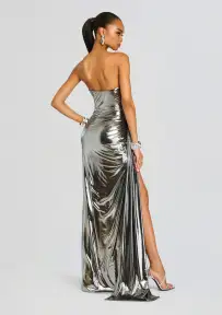 Shivani Gown(Gunmetal,XXS)