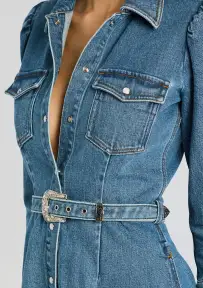 Wiley Denim Dress(Montana,XXS)