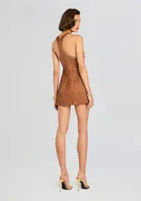 Cydney Sequin Dress(Bronze,XXS)