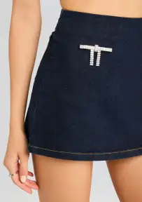 Palmer Denim Skirt(Rinse,XXS)