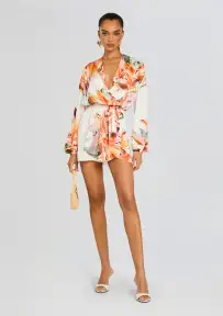 Jill Mini Dress(White Multi,XXS)