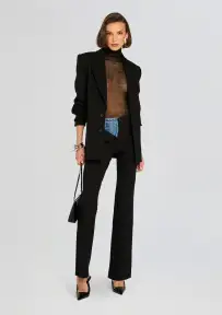 Natalie Pant(Black / Denim,XXS)
