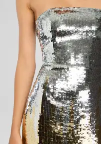 Sheeba Sequin Dress(Silver/Gold,XXS)