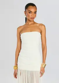 Adele Dress(White,XXS)