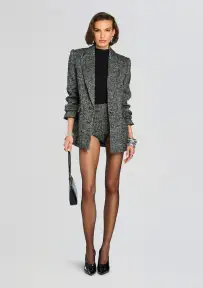 Cecilia Blazer(Charcoal/Grey,XXS)