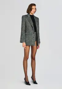 Cecilia Blazer(Charcoal/Grey,XXS)