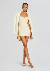 Deema Pearl Dress(Ivory,XXS)